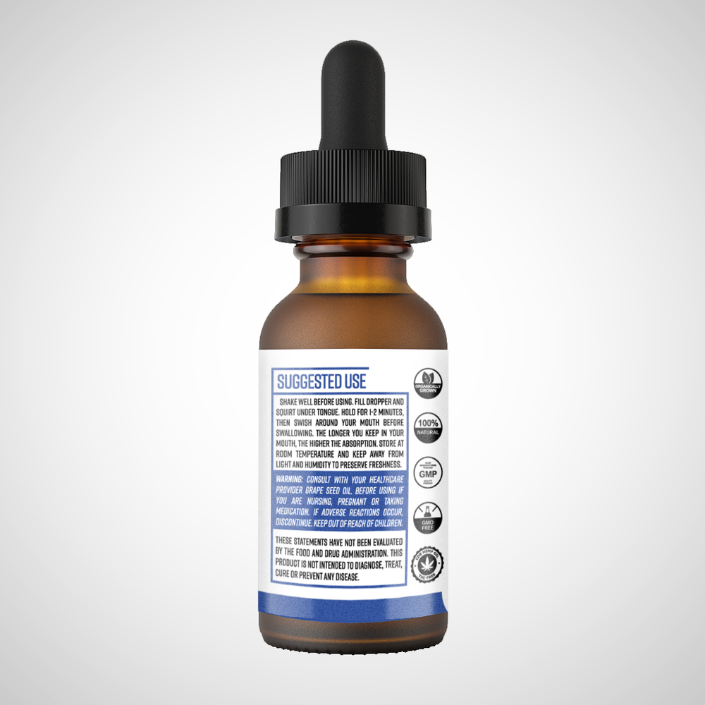 Broad Spectrum CBD Oil  - Blue Berry 2000mg