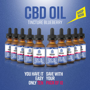 Broad Spectrum CBD Oil  - Blue Berry 2000mg