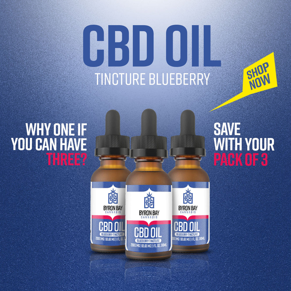 Broad Spectrum CBD Oil  - Blue Berry 2000mg