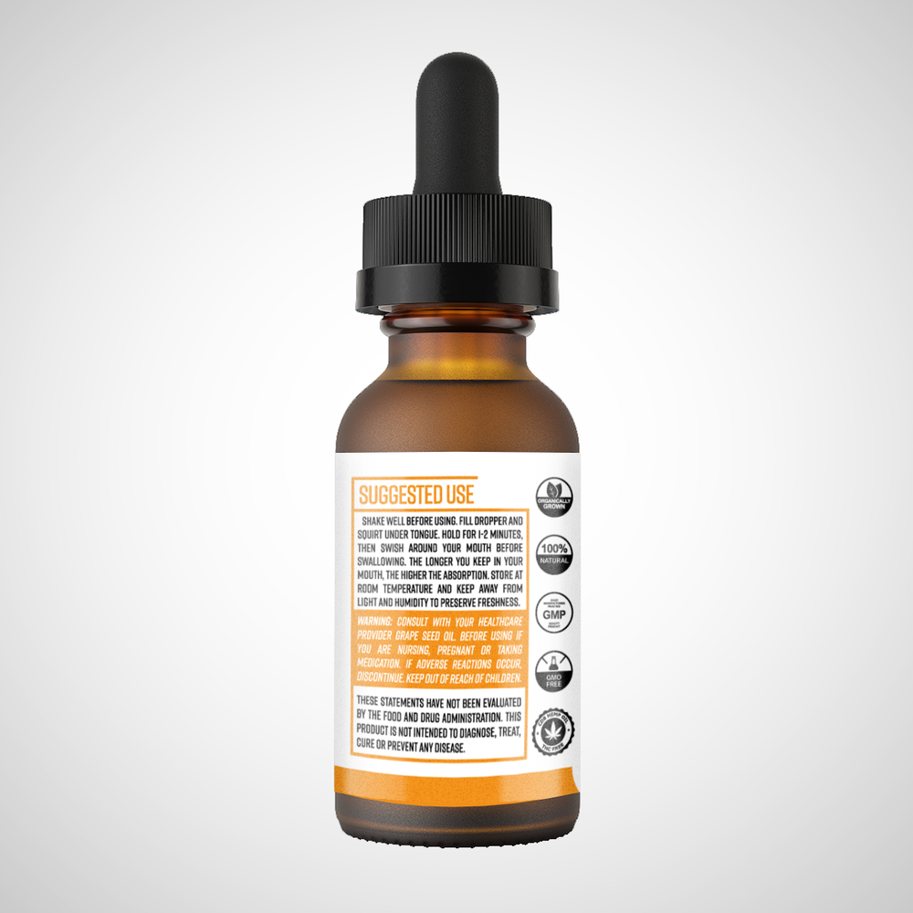 Full Spectrum CBD Oil - Orange 1500mg