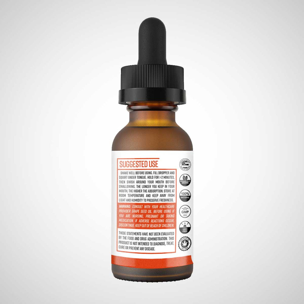 Ultra Broad Spectrum Nano CBD Tinctures - Tropical 2000mg